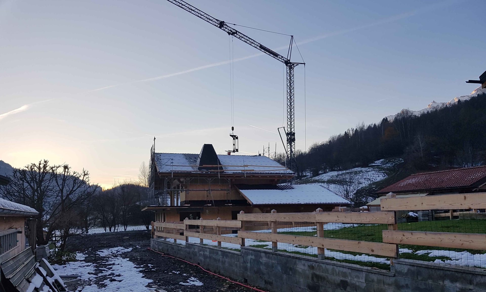 CSDK News ChaletsChamonix construction chantier 03 - CHALETS CHAMONIX - CSDK News ChaletsChamonix construction chantier 03