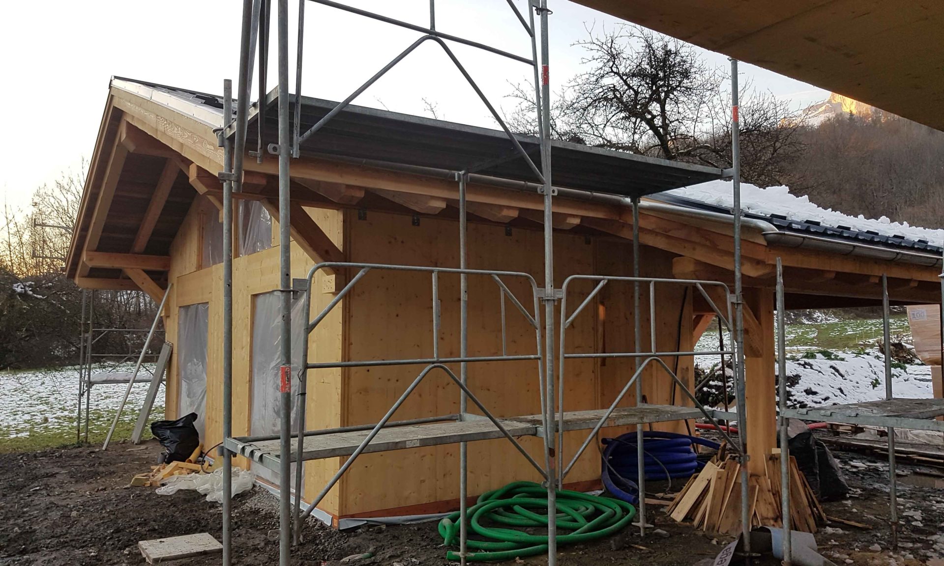CSDK News ChaletsChamonix construction chantier 05 - CHALETS CHAMONIX - CSDK News ChaletsChamonix construction chantier 05
