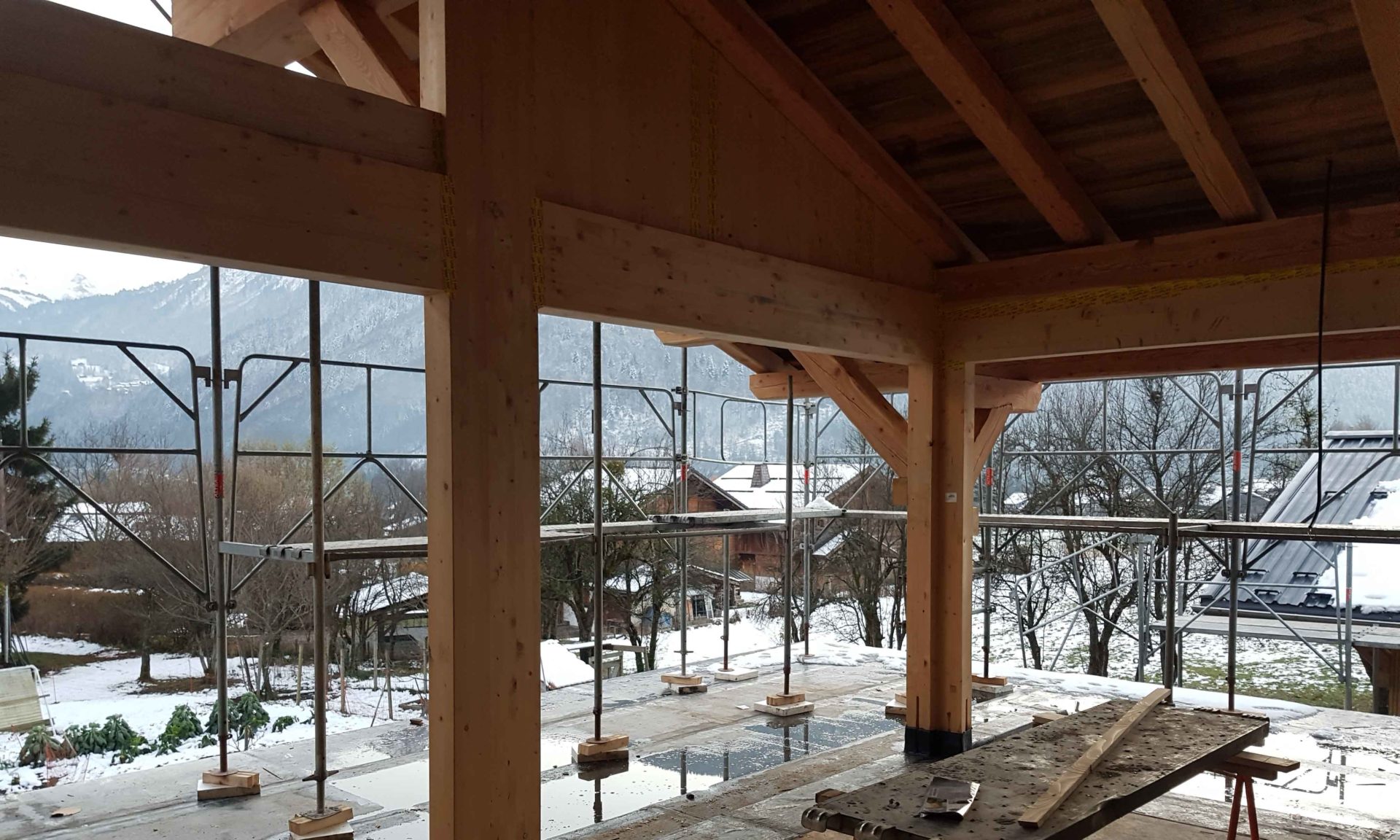 CSDK News ChaletsChamonix construction chantier 06 - CHALETS CHAMONIX - CSDK News ChaletsChamonix construction chantier 06