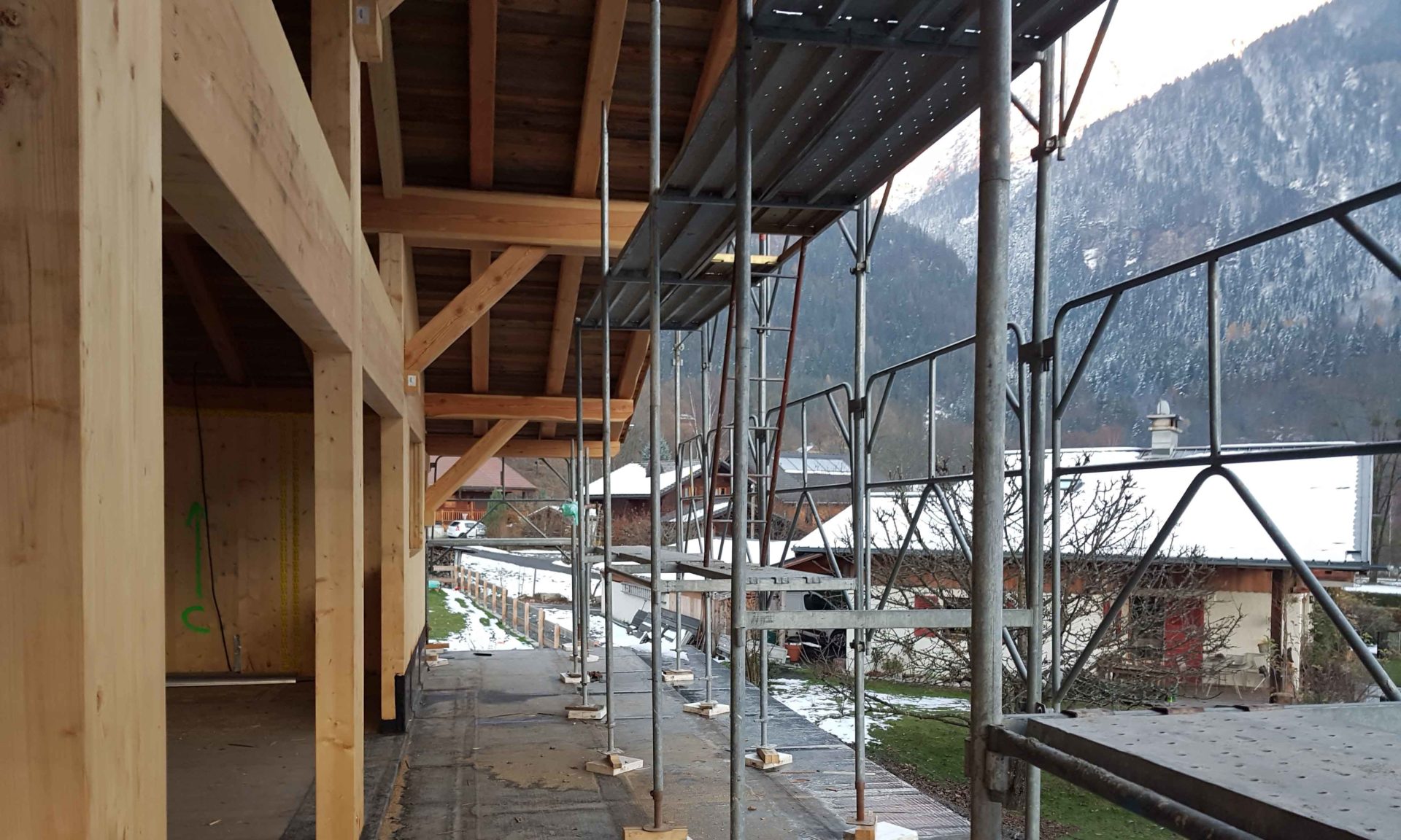 CSDK News ChaletsChamonix construction chantier 07 - CHALETS CHAMONIX - CSDK News ChaletsChamonix construction chantier 07