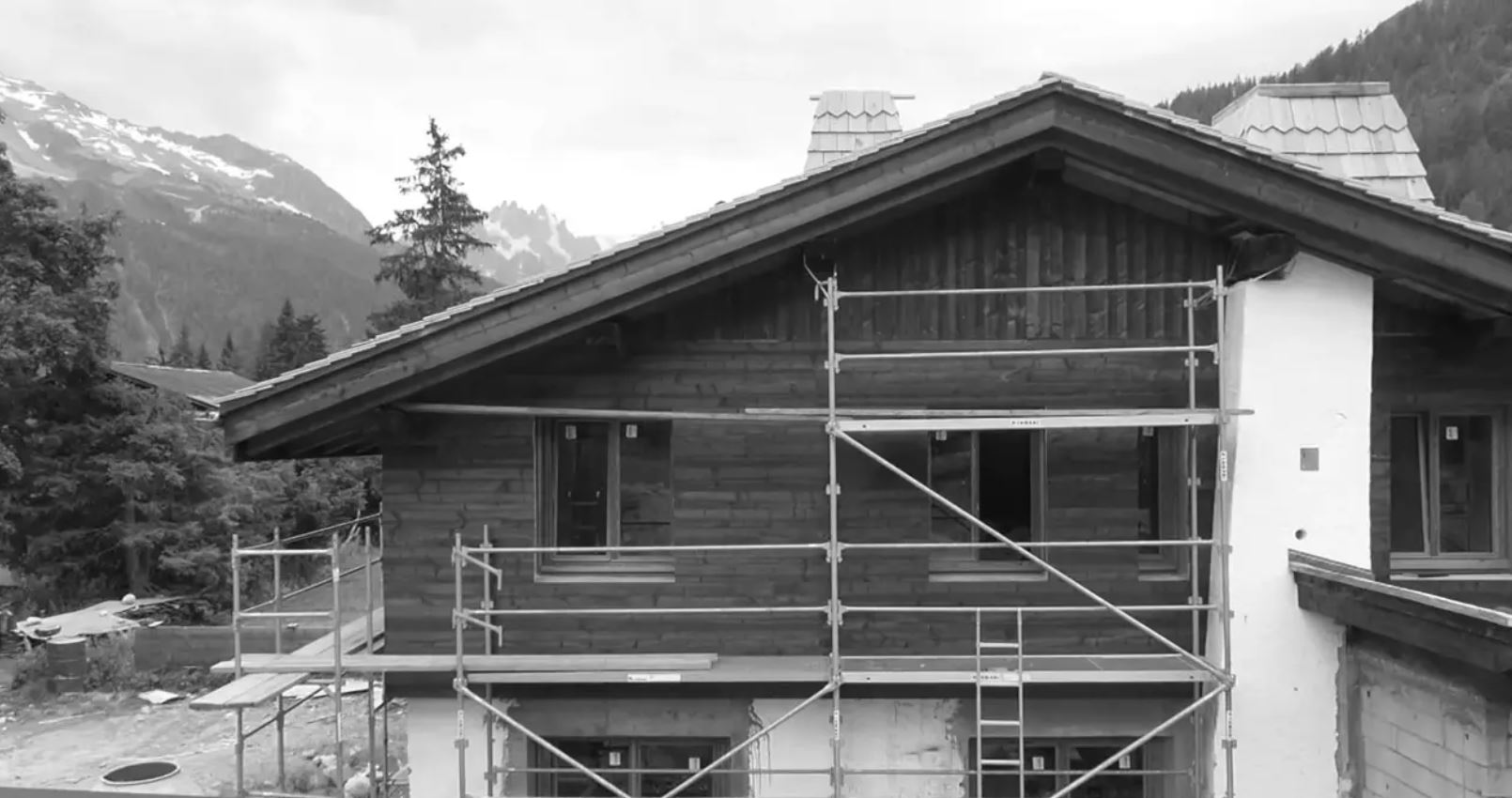 CSDK Architectes Chamonix Facade - Extension à Presinge - CSDK Architectes Chamonix Facade