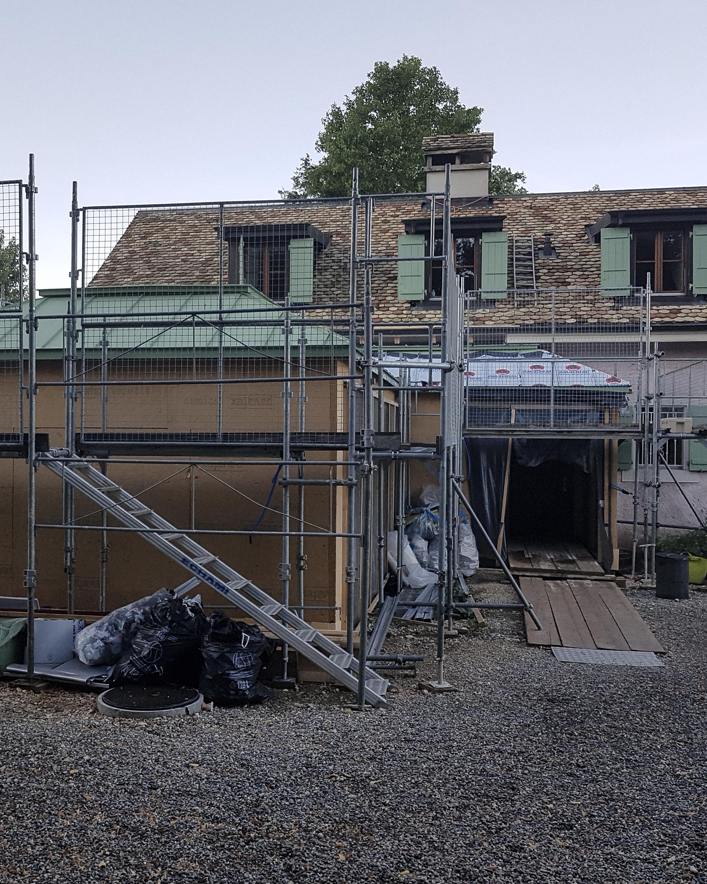 CSDK Architectes Extention Cara Construction 01 - Extension d'une maison - Presinge - CSDK Architectes Extention Cara Construction 01