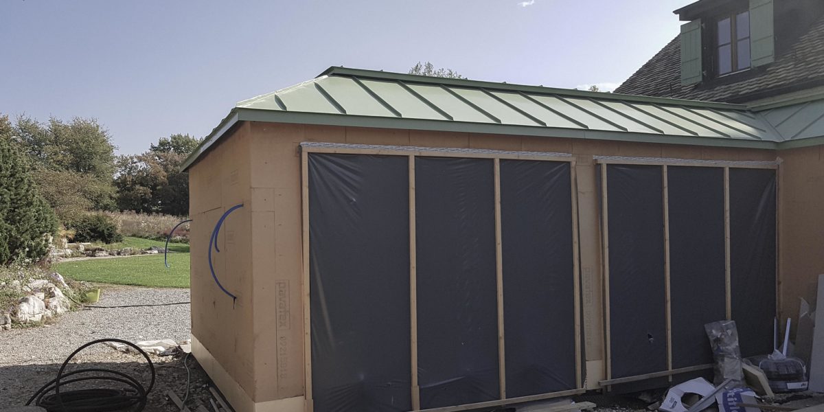 CSDK Architectes Extention Cara Construction 02 1200x600 - Extension d'une maison - Presinge - CSDK Architectes Extention Cara Construction 02 1200x600