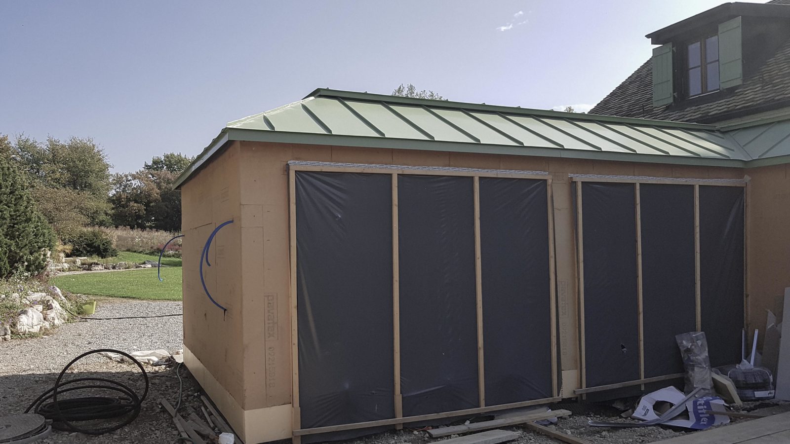 CSDK Architectes Extention Cara Construction 02 1600x900 - House Extension - Presinge - CSDK Architectes Extention Cara Construction 02 1600x900