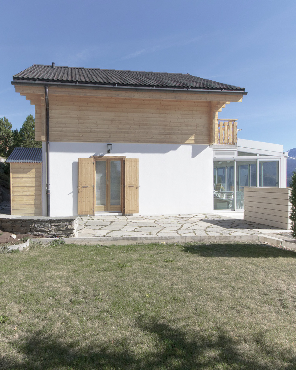 CSDK Architectes Chalet Renovation Exterieur 09 - Renovations Extérieures d'un Chalet - Valais - CSDK Architectes Chalet Renovation Exterieur 09