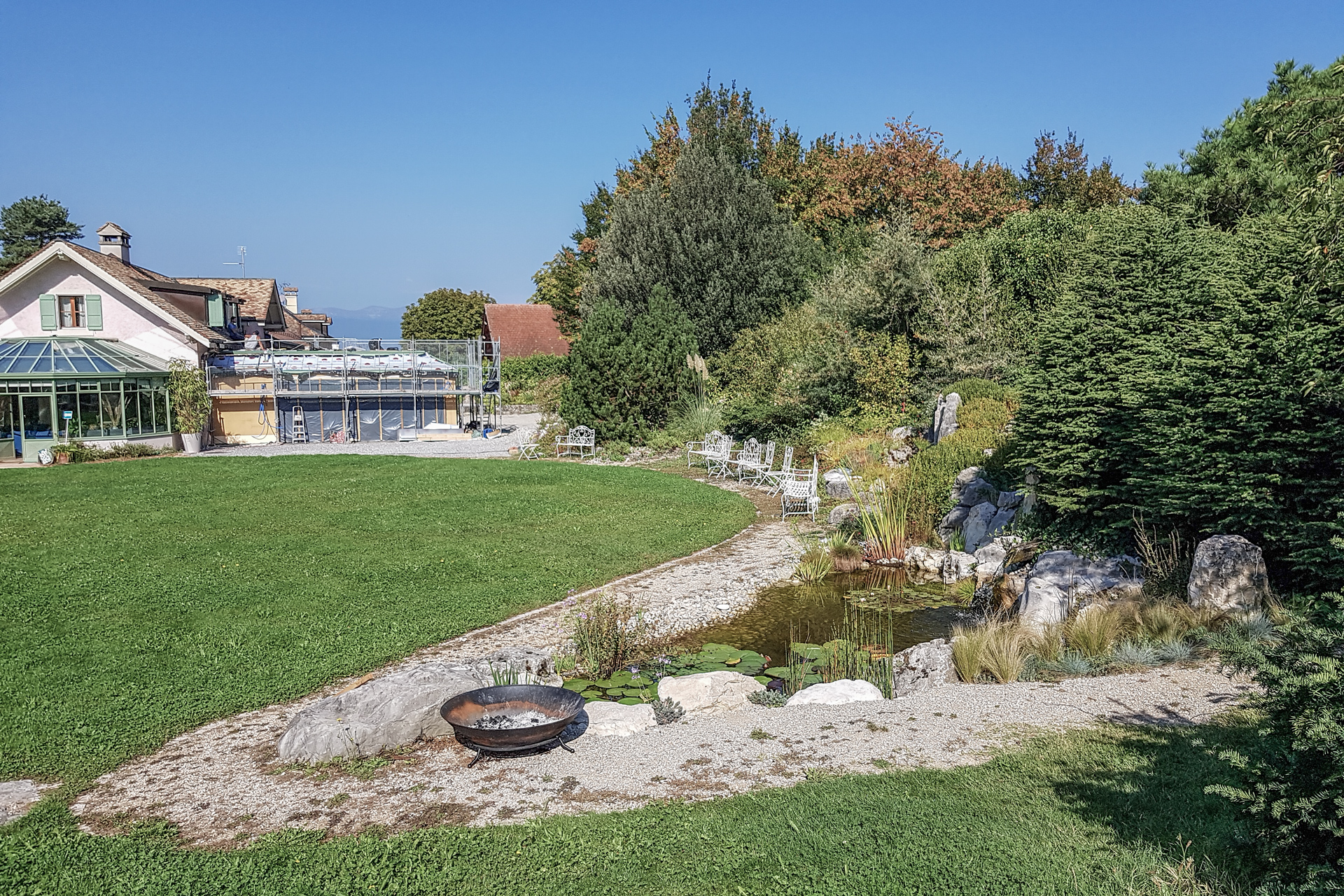 Presinge pond : landscaping