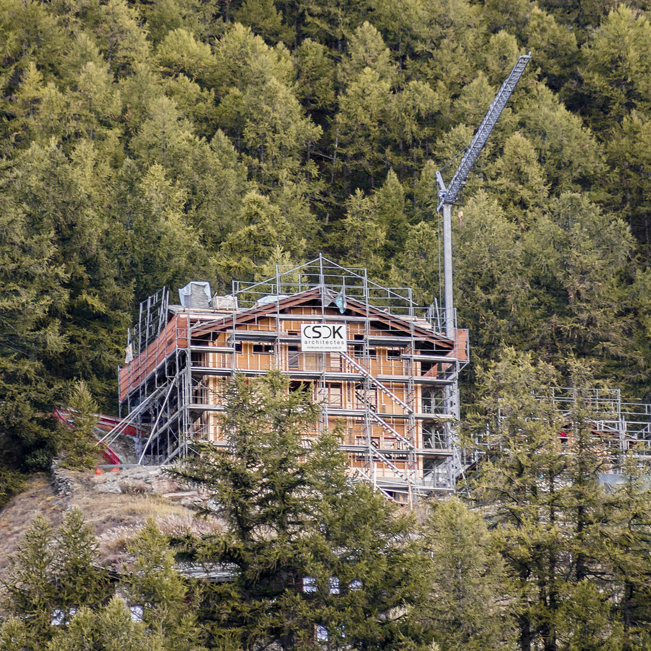 Saas Fee Marine Insta - Chalets - Construction - Saas Fee Marine Insta
