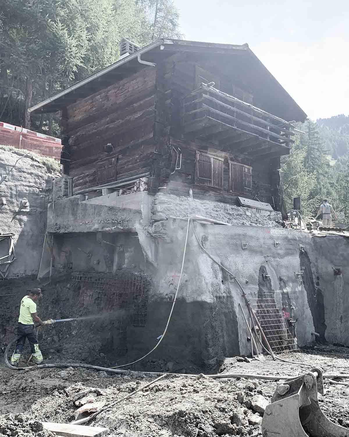 CSDK Architectes Transformation Chalet Chandolin 4 - Agrandissement d'un chalet - Chandolin - CSDK Architectes Transformation Chalet Chandolin 4