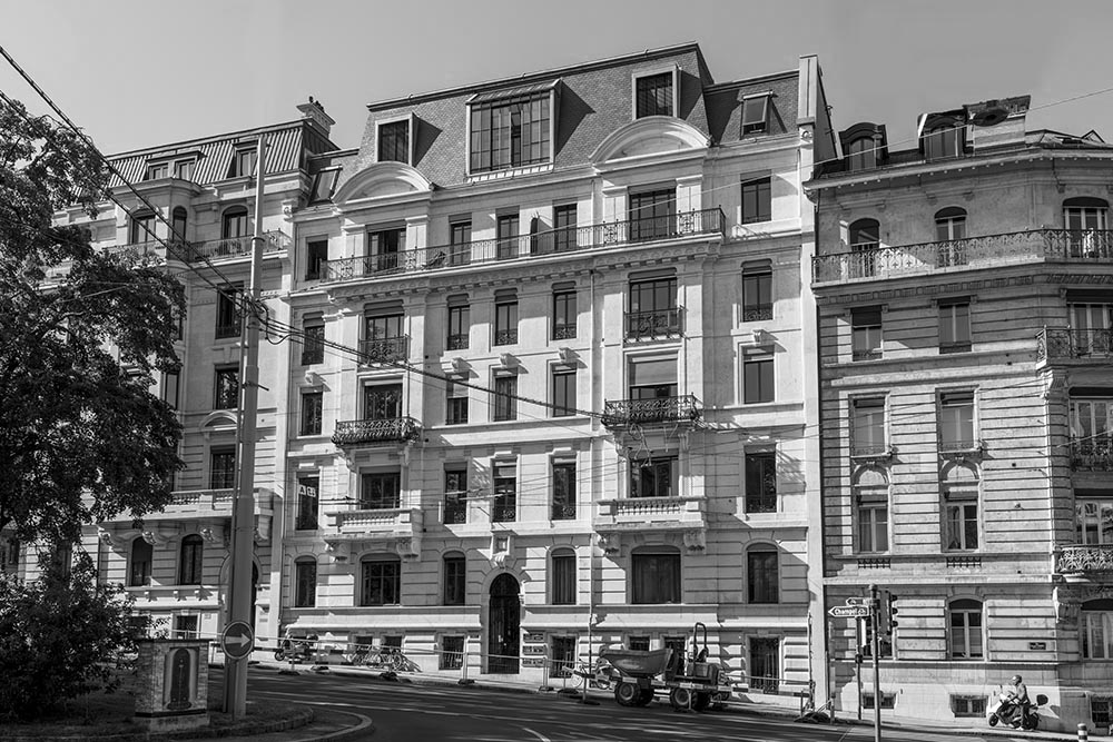 CSDK Architectes Bureau Geneve Place Edouard Claparede 5 bw - Bureau - CSDK Architectes Bureau Geneve Place Edouard Claparede 5 bw