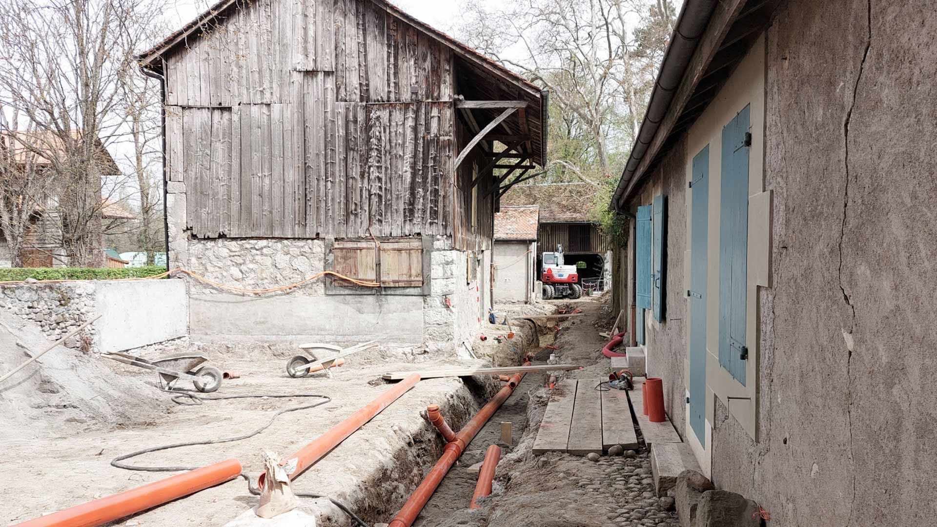 CSDK Architectes réhabilitation granges en habitation 02 - Transformation d’une ferme - Chamonix - CSDK Architectes réhabilitation granges en habitation 02