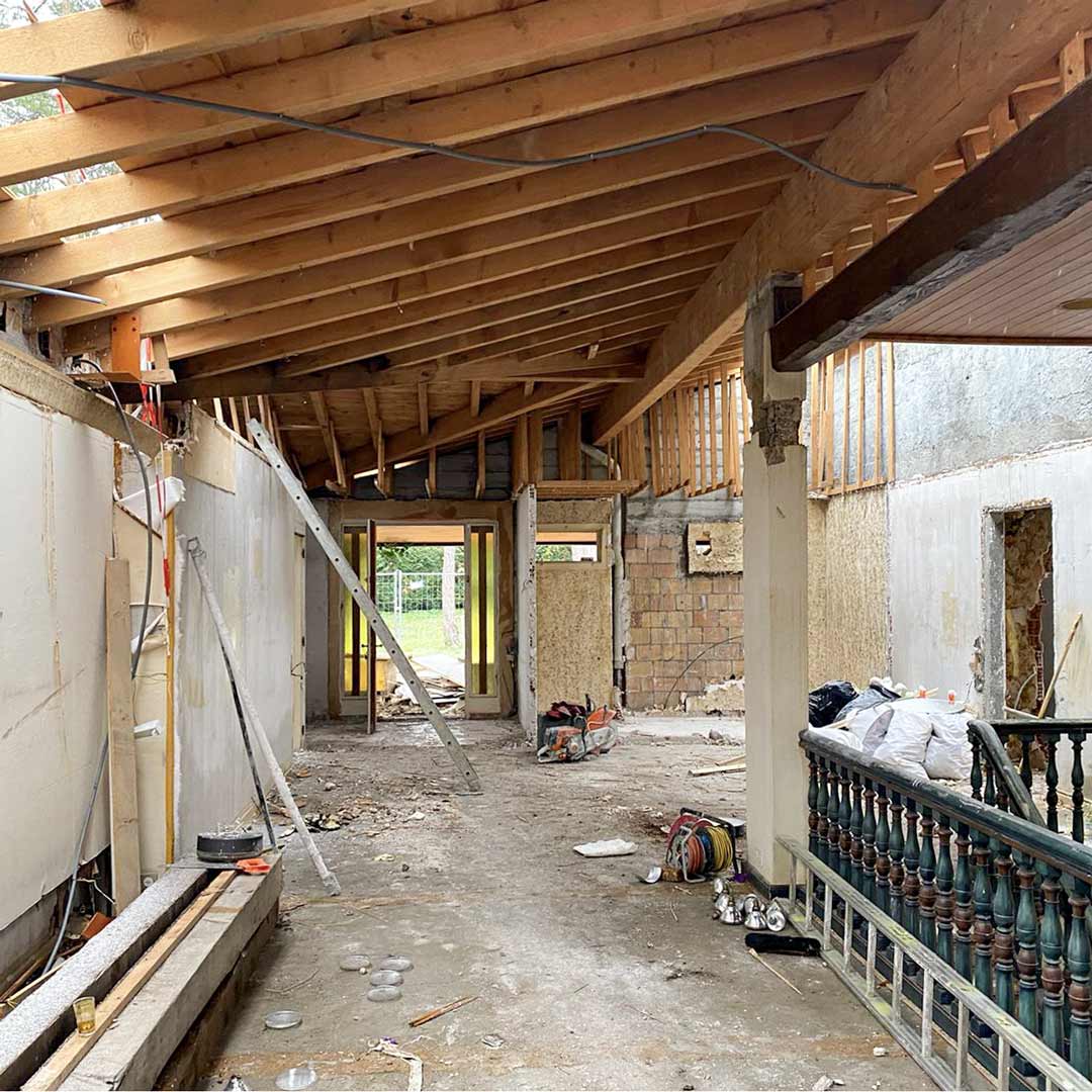 Début des travaux à Vandœuvres: Démolition de 2 villas CSDK Architectes Demolition Villa Cologny 021 - Début des travaux à Vandœuvres: Démolition de 2 villas - CSDK Architectes Demolition Villa Cologny 021