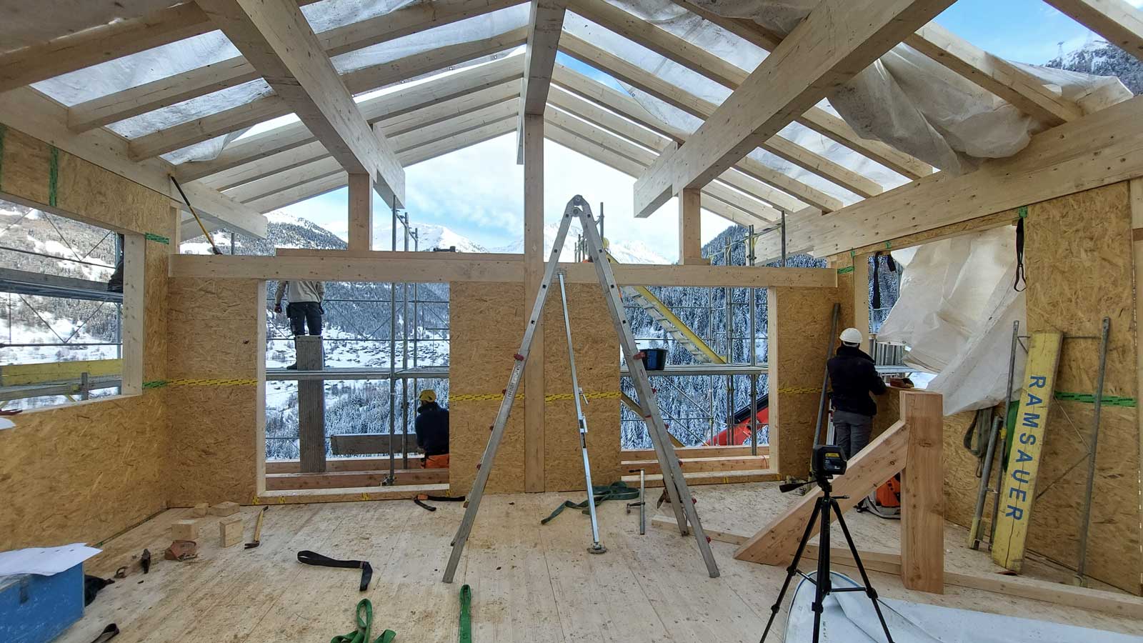 Construction d'un chalet à Grimentz en Valais CSDK Architectes Grimentz 2 - Construction d'un chalet à Grimentz en Valais - CSDK Architectes Grimentz 2