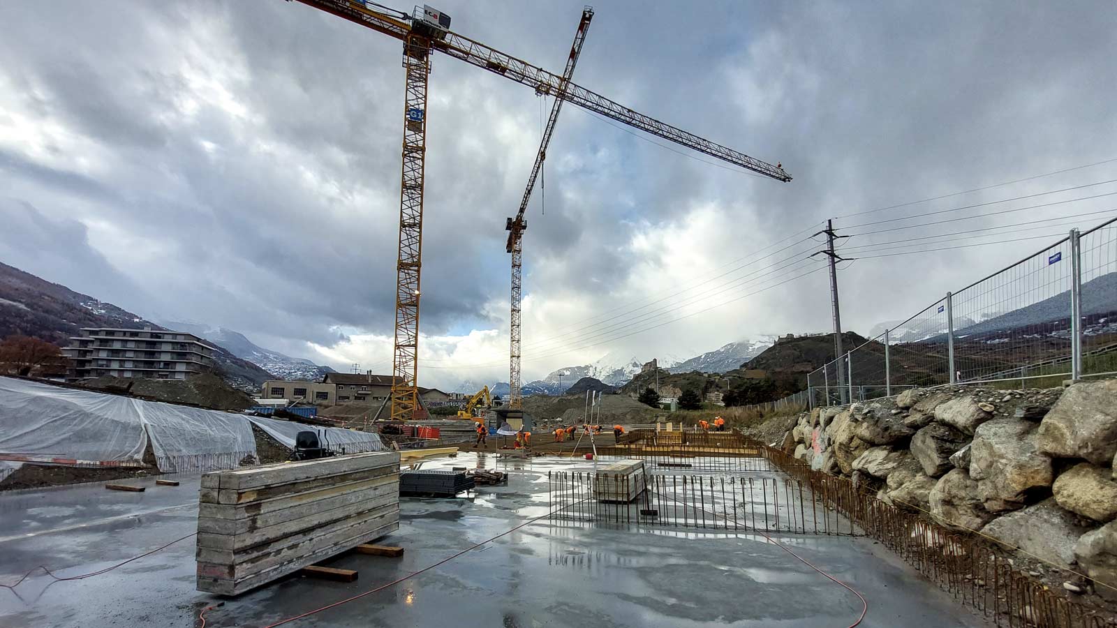 CSDK Architectes Sion Terrassements 1 - Significant progress in the real estate project in Sion - CSDK Architectes Sion Terrassements 1