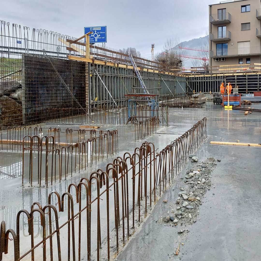 Significant progress in the real estate project in Sion CSDK Architectes Sion Terrassements 5 - Significant progress in the real estate project in Sion - CSDK Architectes Sion Terrassements 5