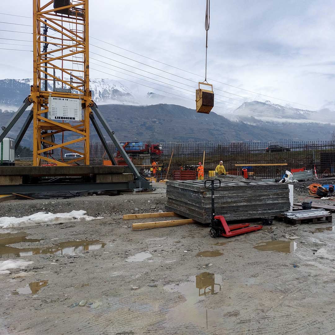 Significant progress in the real estate project in Sion CSDK Architectes Sion Terrassements 9 - Significant progress in the real estate project in Sion - CSDK Architectes Sion Terrassements 9