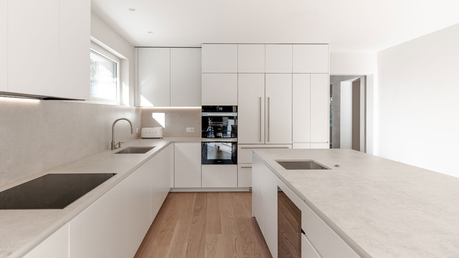 Transformation complète d'une villa à Genève - IV CSDK Architectes transformation villa geneve interieur moderne bois beton 5 - Transformation complète d'une villa à Genève - IV - CSDK Architectes transformation villa geneve interieur moderne bois beton 5