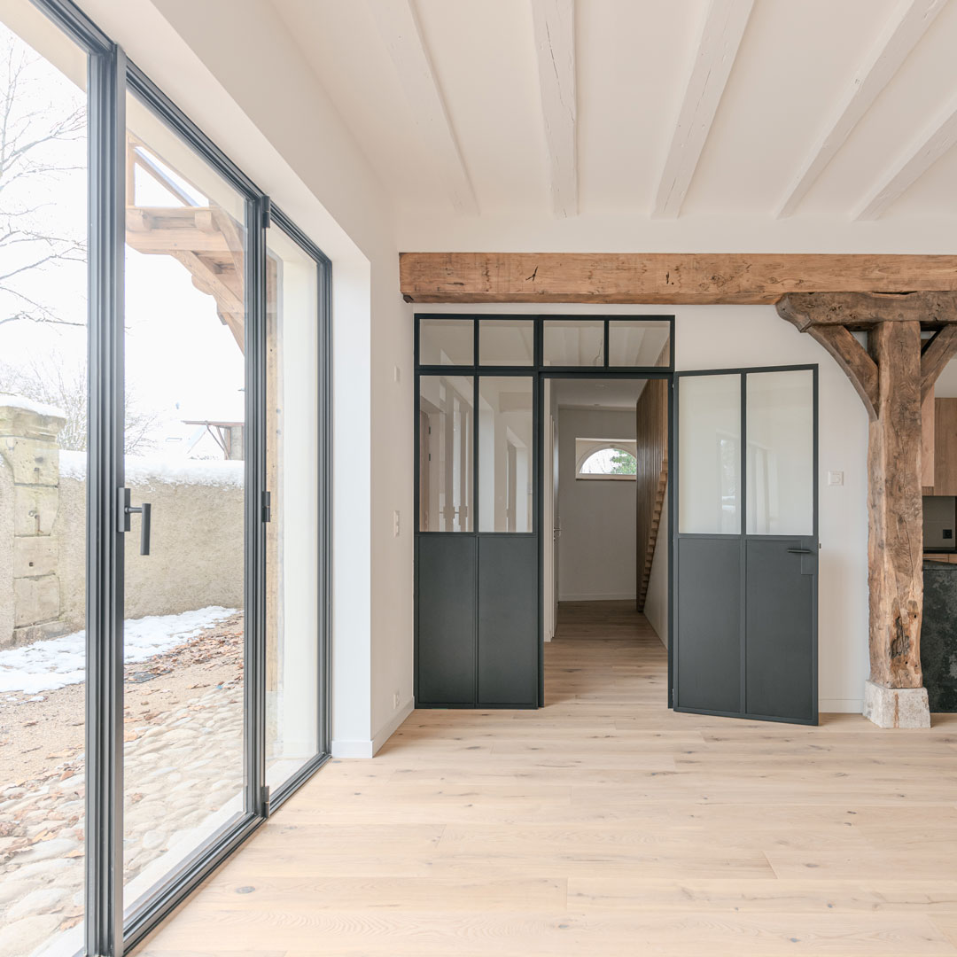 Transformation de quatre corps de ferme en habitations CSDK Geneve Granges Renovation 15 2 - Transformation de quatre corps de ferme en habitations - CSDK Geneve Granges Renovation 15 2