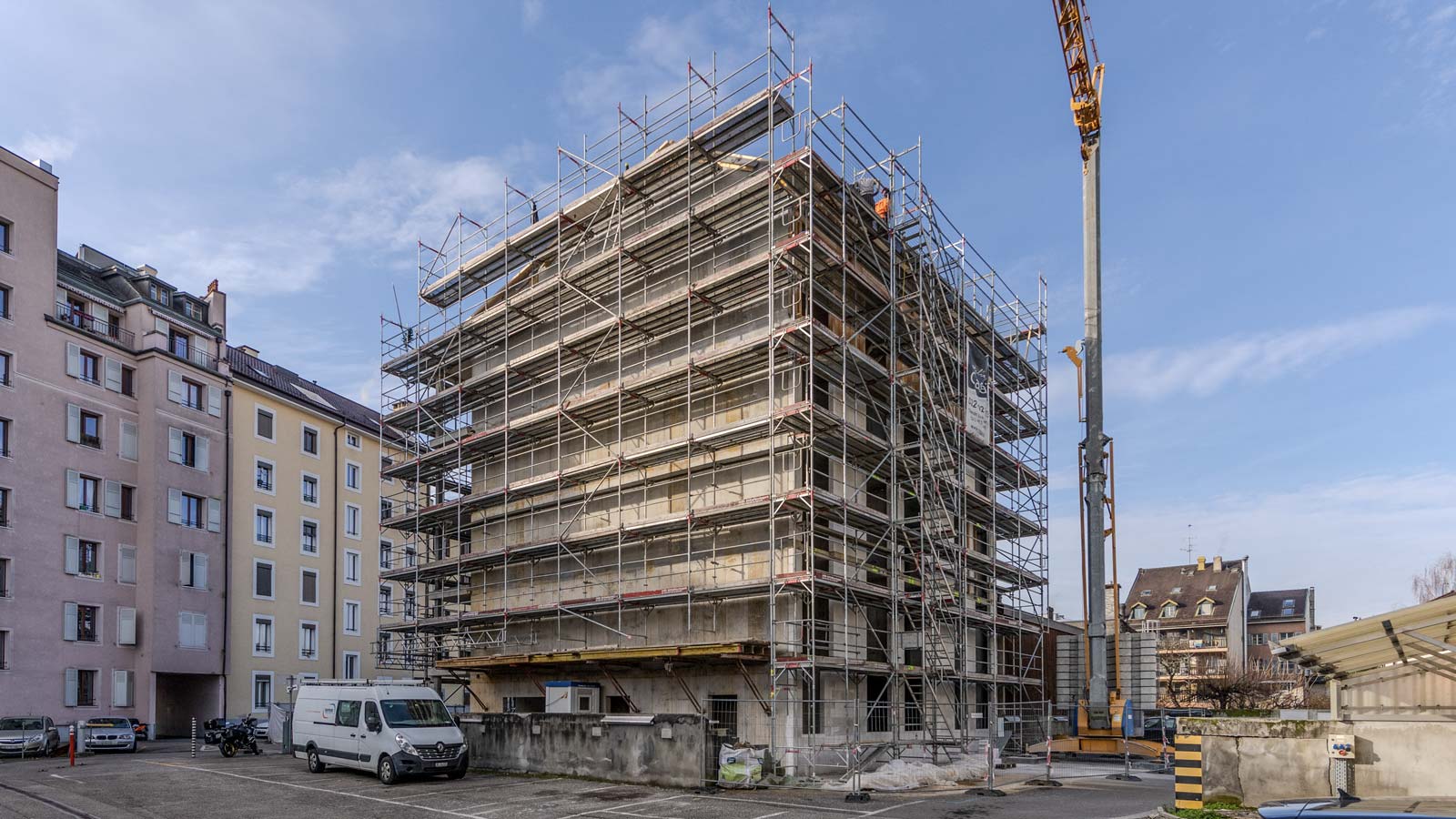 CSDK Immeuble Carouge Transformation Logements 04 - Transformation d'un studio en un appartement - CSDK Immeuble Carouge Transformation Logements 04