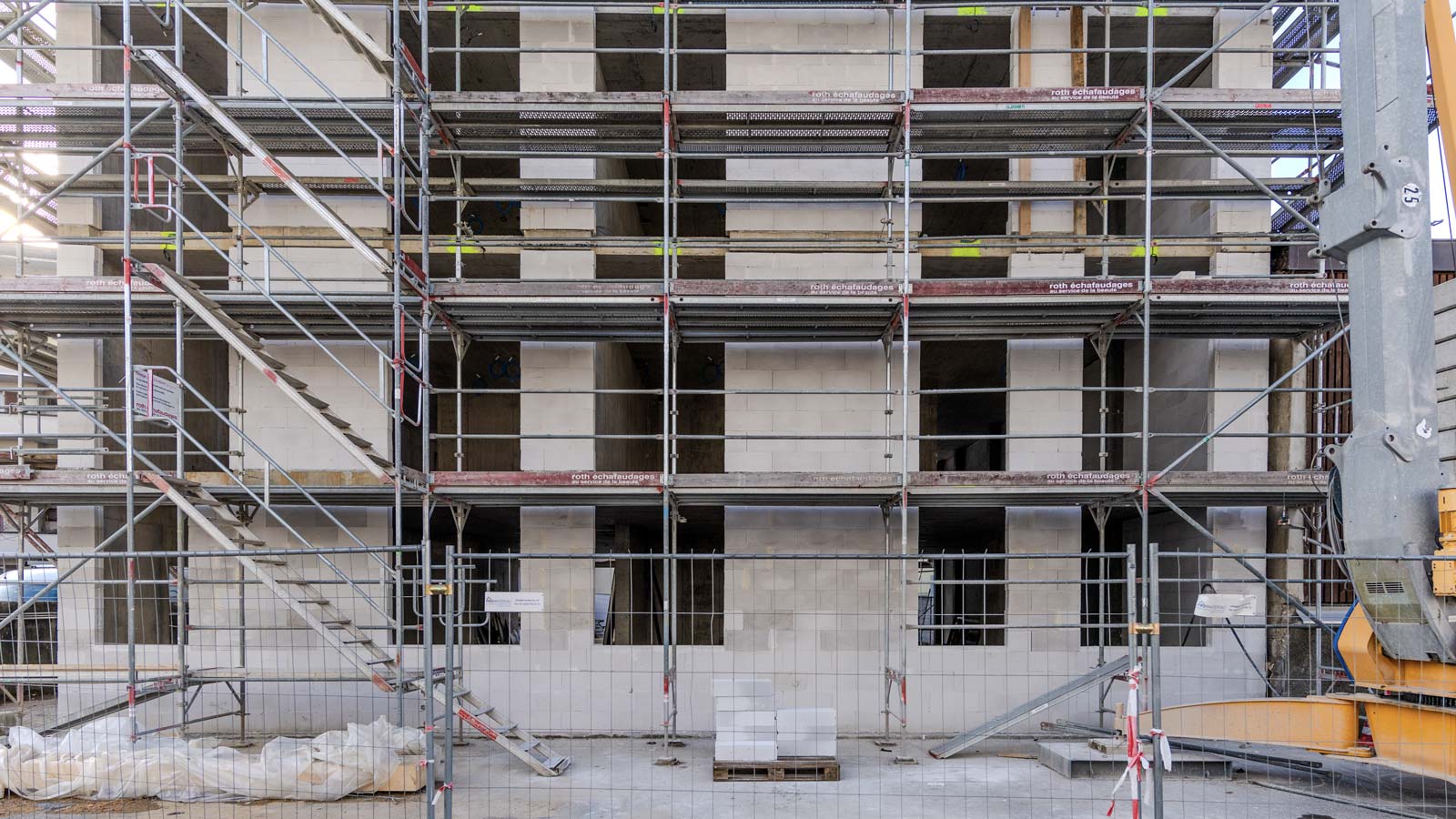 CSDK Immeuble Carouge Transformation Logements 2 - Finalisation du gros œuvre de logements à Carouge - CSDK Immeuble Carouge Transformation Logements 2