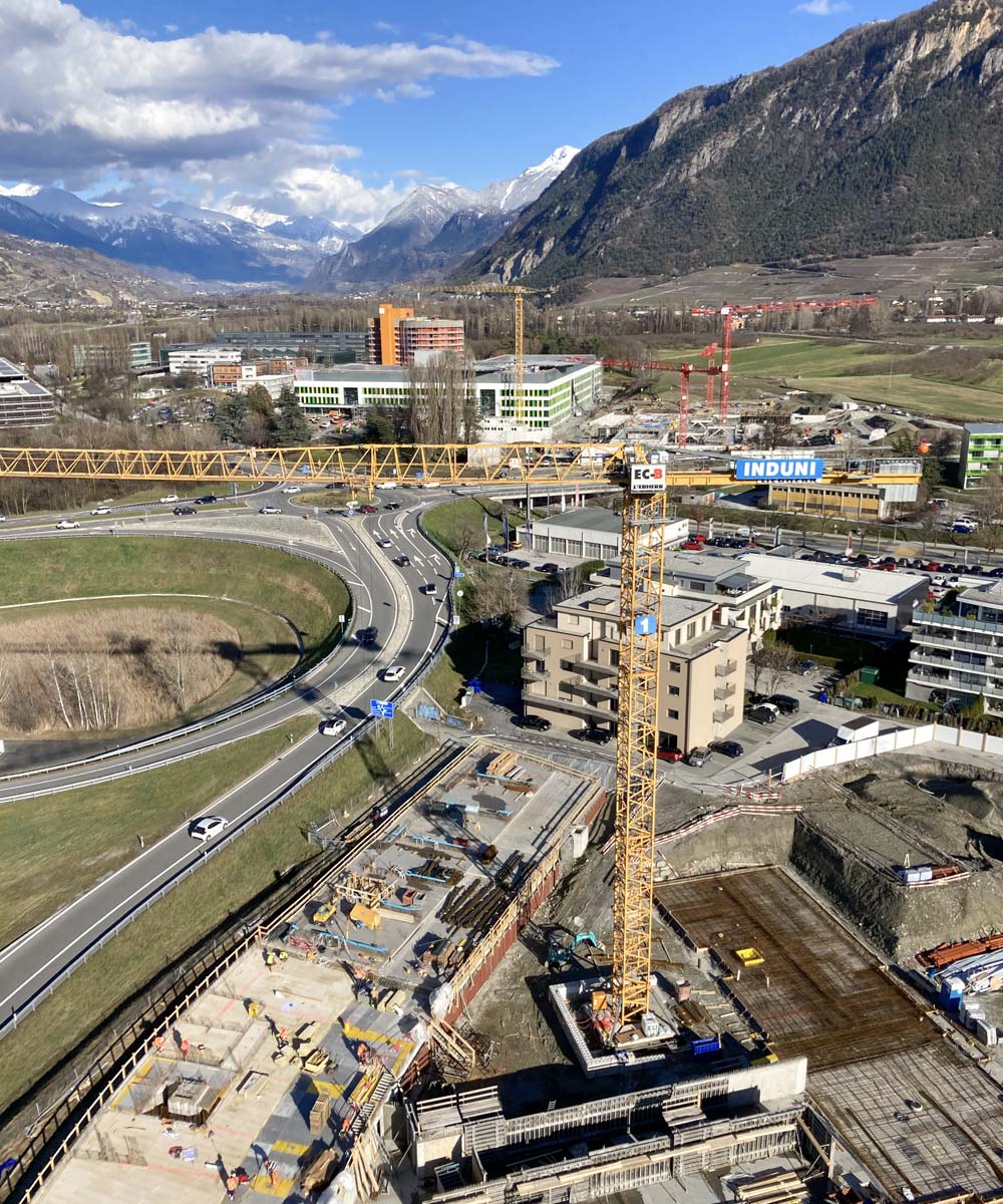 Suite et évolution du projet de construction à Sion CSDK Architectes construction immeuble sion logements 4 - Suite et évolution du projet de construction à Sion - CSDK Architectes construction immeuble sion logements 4