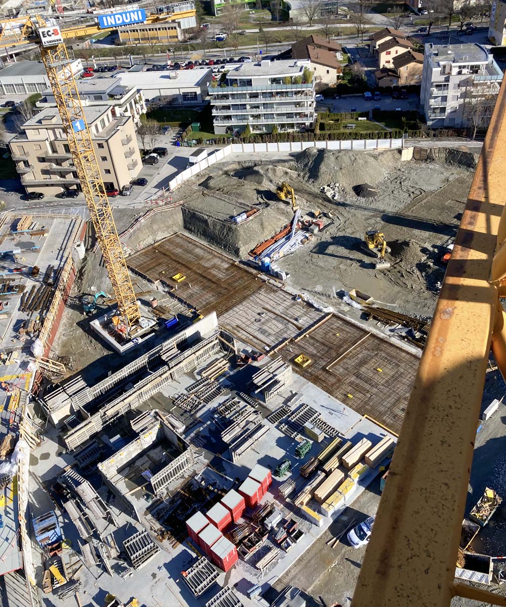 CSDK Architectes construction immeuble sion logements 5 - Continuation and development of the construction project in Sion - CSDK Architectes construction immeuble sion logements 5