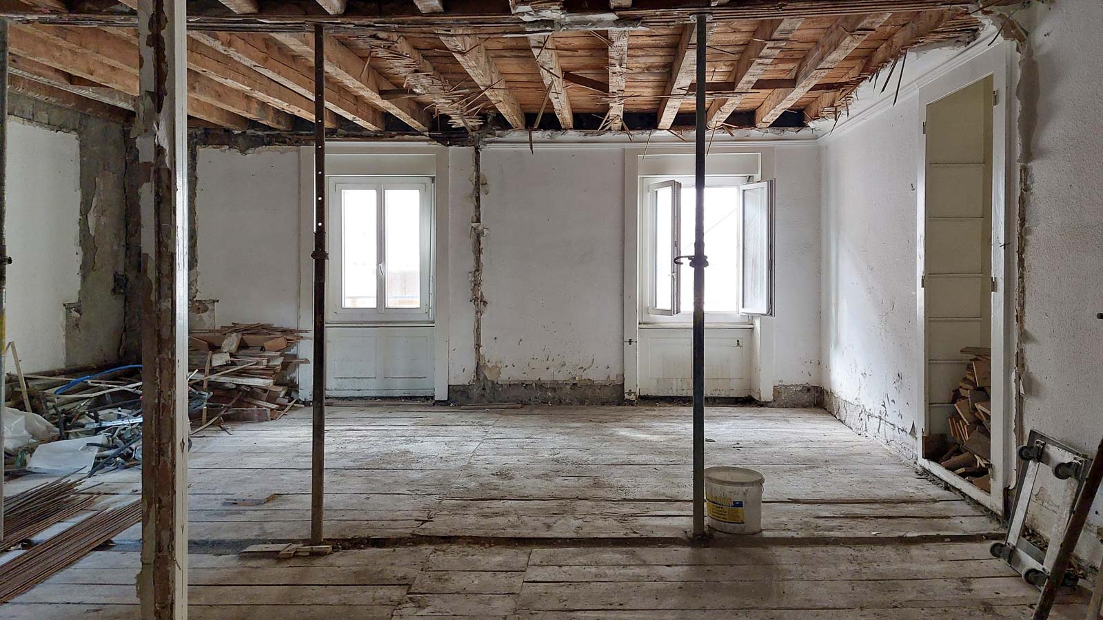 CSDK Architectes Paquis Restructuration Renovation Appartements 01 - Renovation of 10 flats in Les Pâquis continues - CSDK Architectes Paquis Restructuration Renovation Appartements 01
